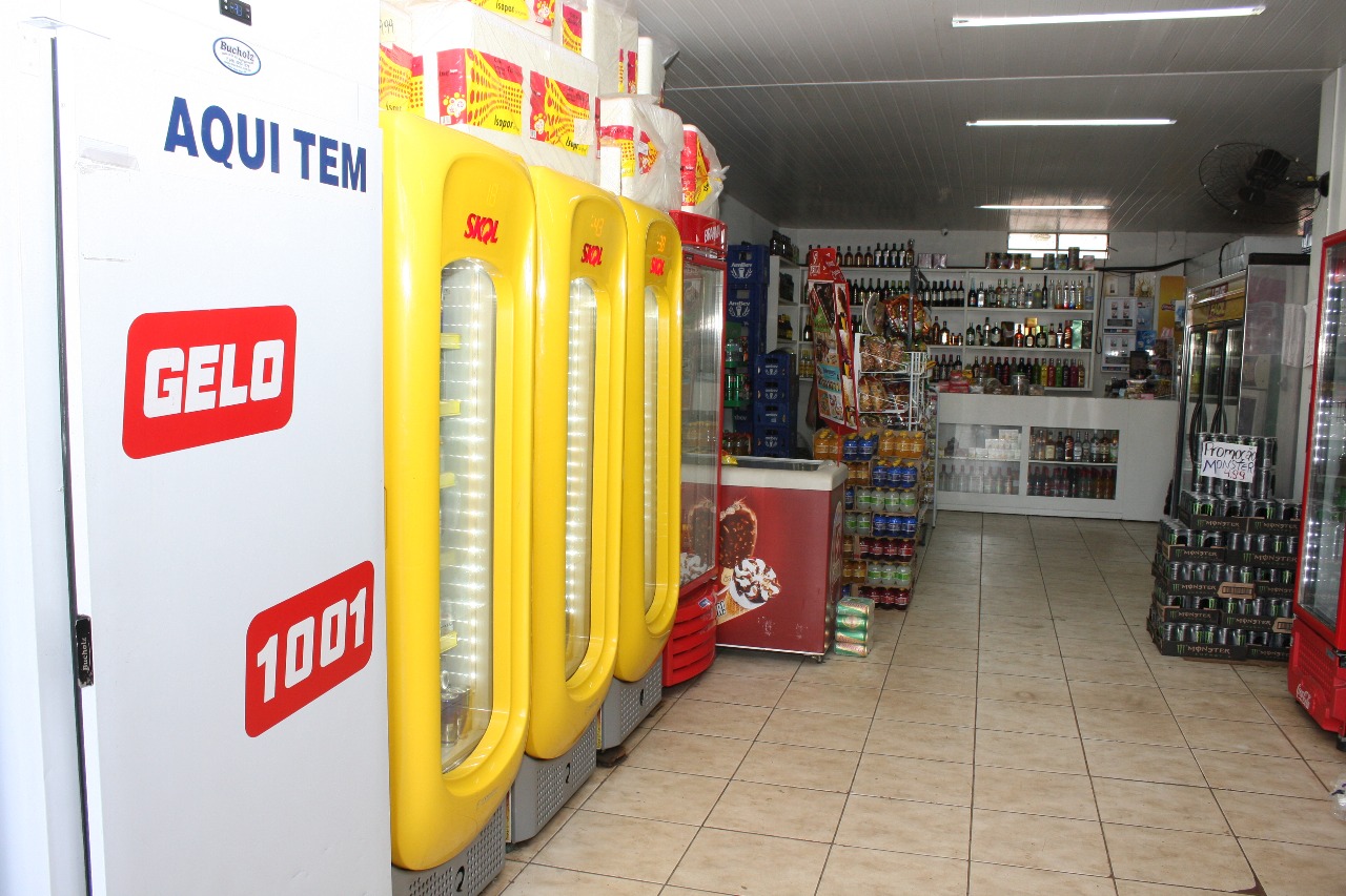 Produtos em exposição